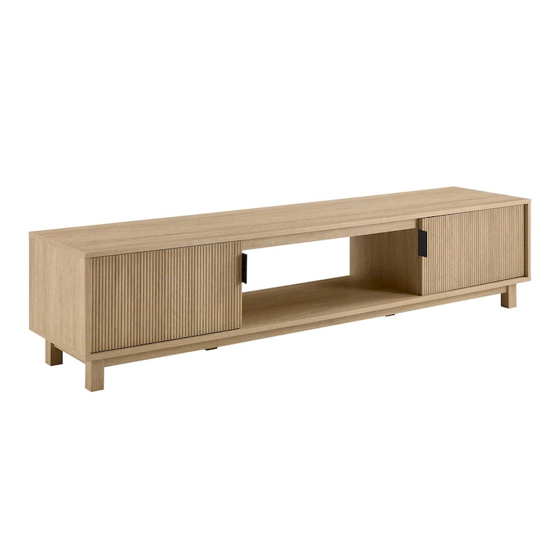 Meuble TV cannelé de 70 pouces