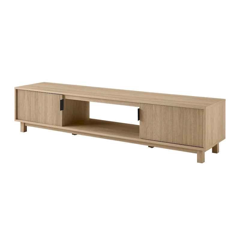 Meuble TV cannelé de 70 pouces