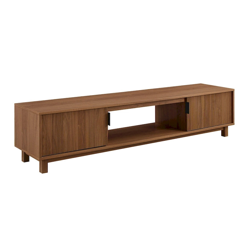 Meuble TV cannelé de 70 pouces