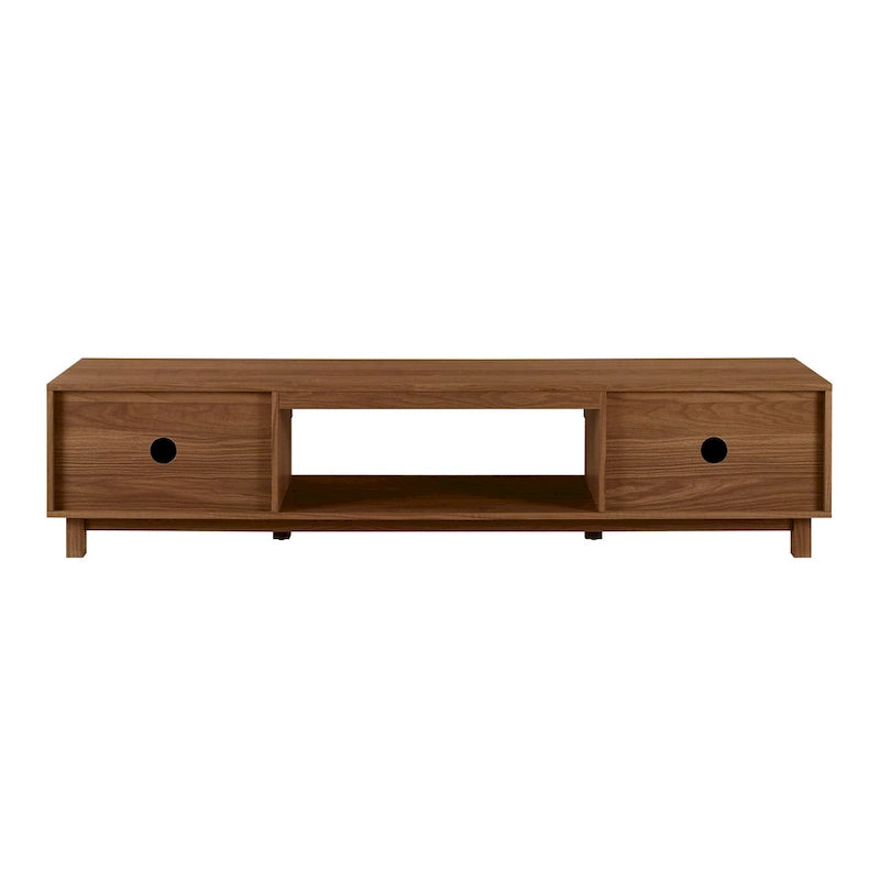Meuble TV cannelé de 70 pouces