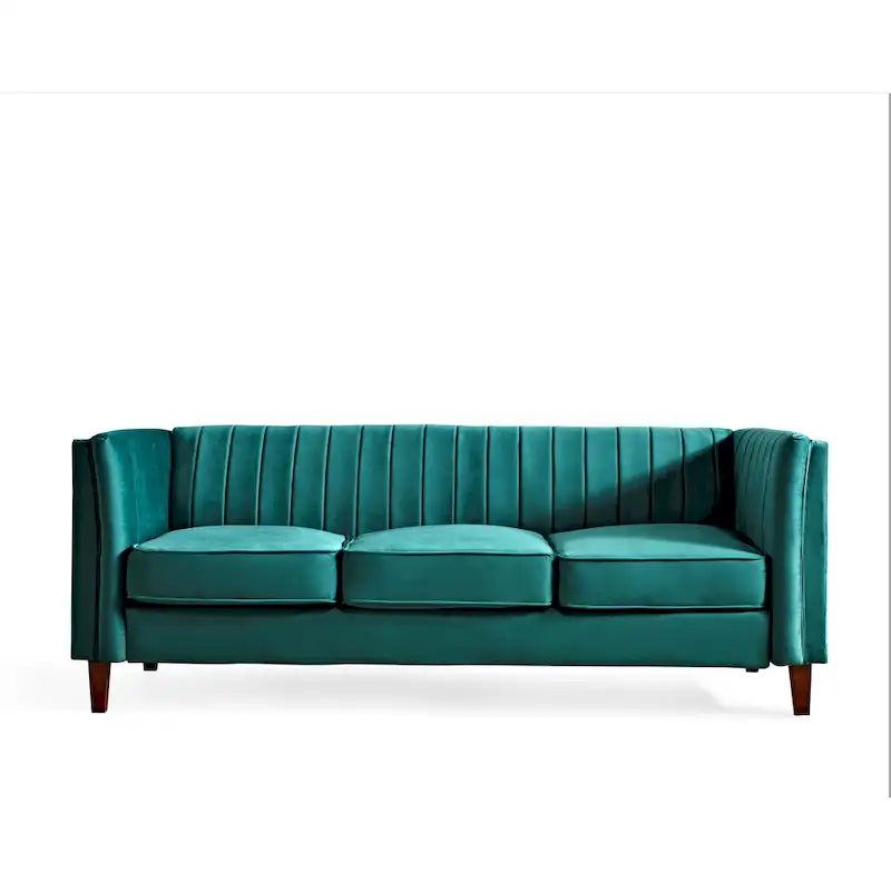 Canapé Design Carré Capitonnage Linéaire