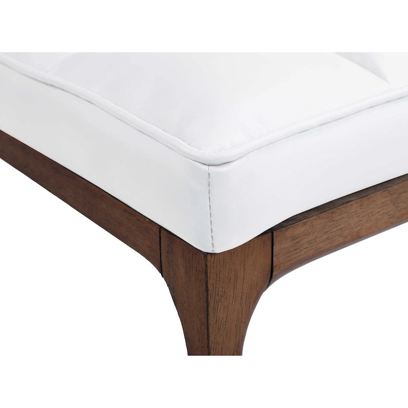 Chaise d'appoint capitonnée moderne avec cadre en bois massif, lot de 2