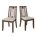 Chaises de salle à manger contemporaines en bois (lot de 2) - S.O.