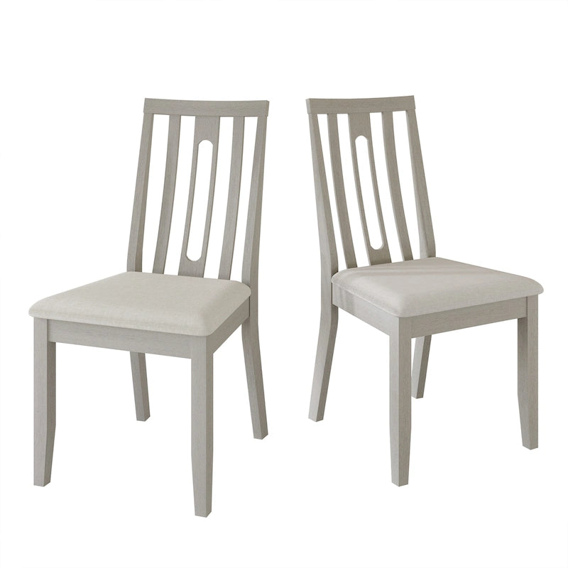Chaises de salle à manger contemporaines en bois (lot de 2) - S.O.