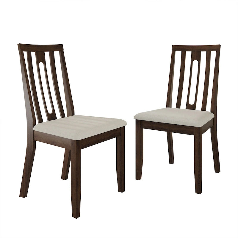 Chaises de salle à manger contemporaines en bois (lot de 2) - S.O.