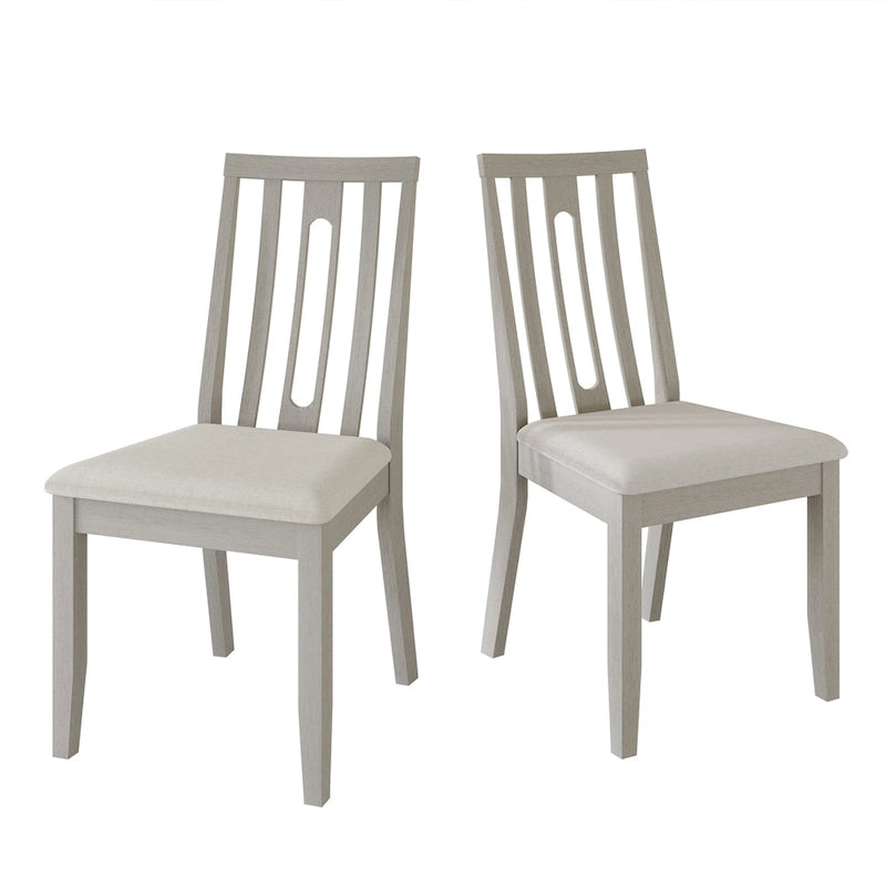 Chaises de salle à manger contemporaines en bois (lot de 2) - S.O.