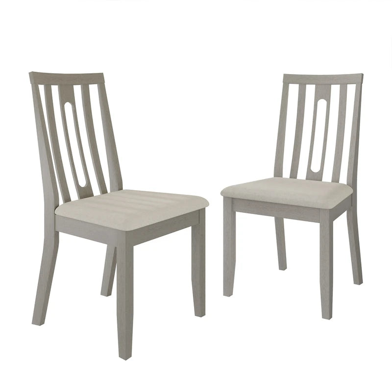 Chaises de salle à manger contemporaines en bois (lot de 2) - S.O.