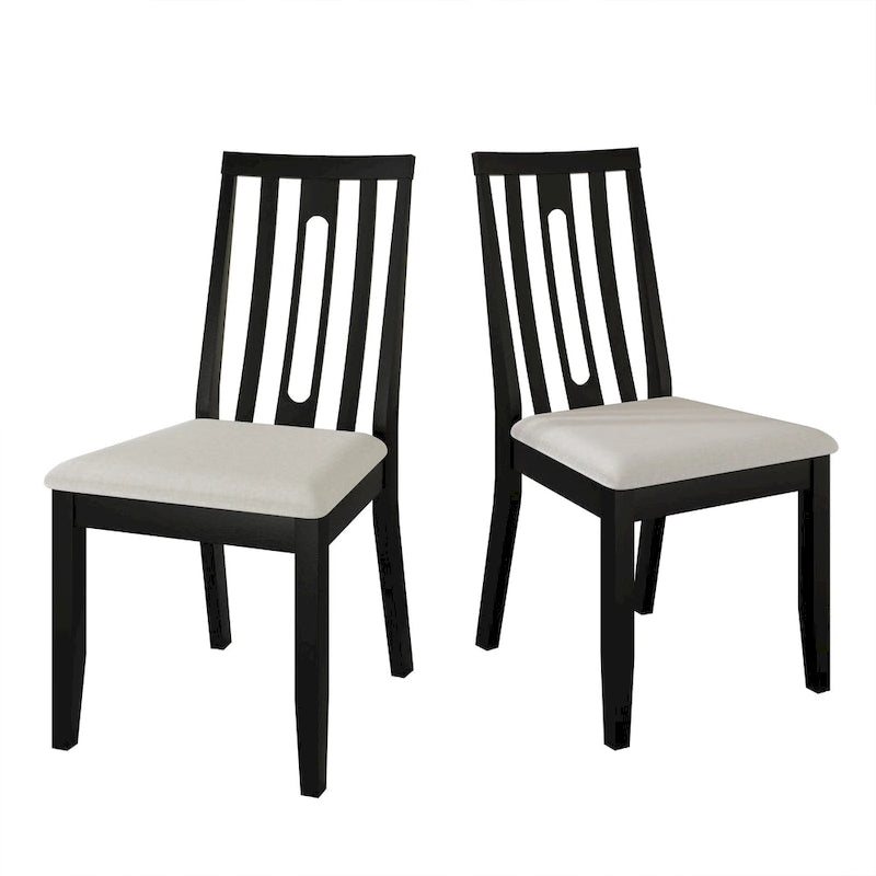 Chaises de salle à manger contemporaines en bois (lot de 2) - S.O.