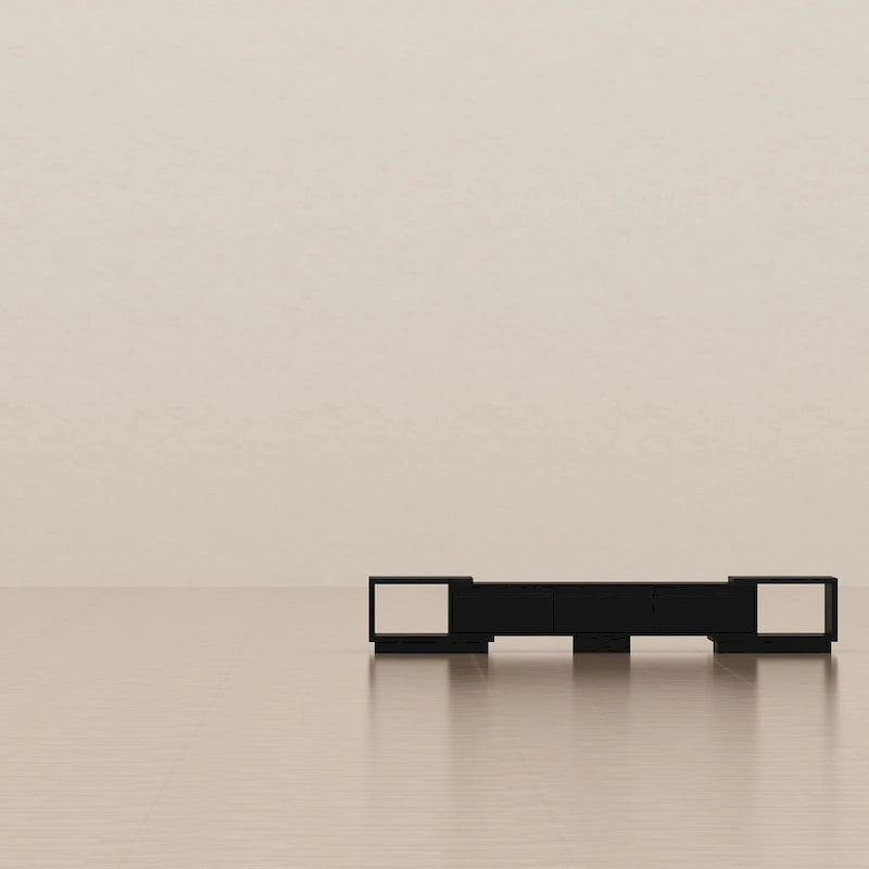 Meuble TV extensible avec rangement, console multimédia, centre de divertissement moderne