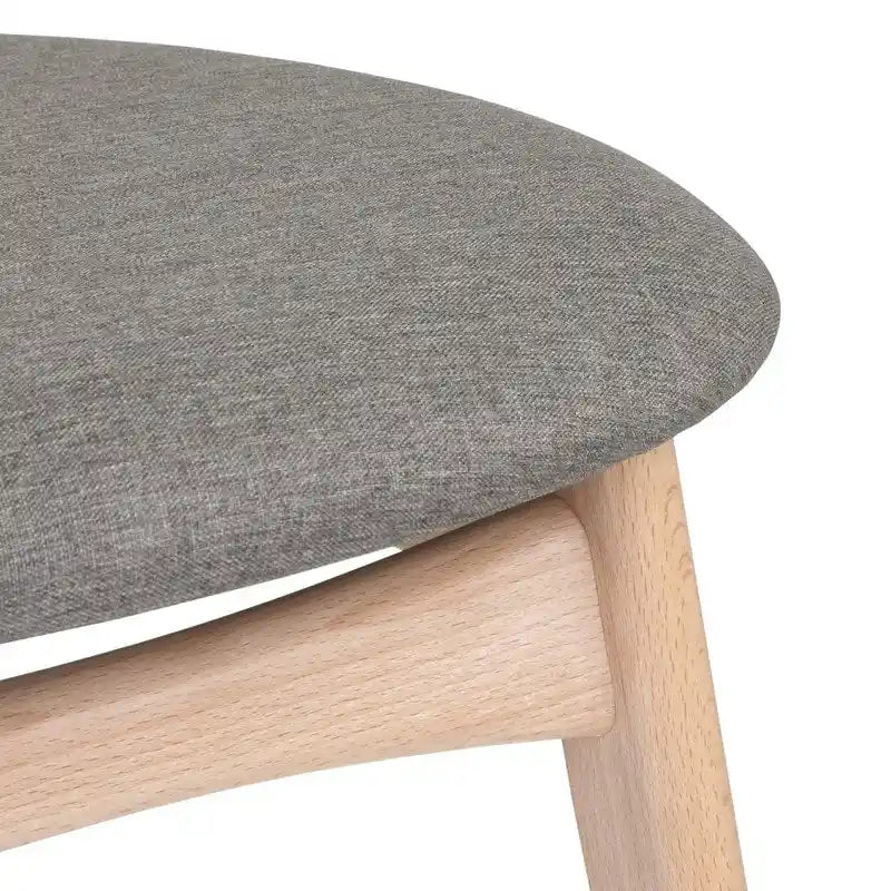 Chaises de salle à manger en hêtre massif (lot de 2)