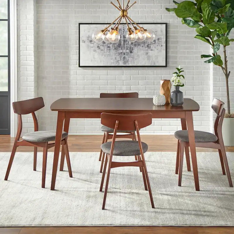 Chaises de salle à manger en hêtre massif (lot de 2)