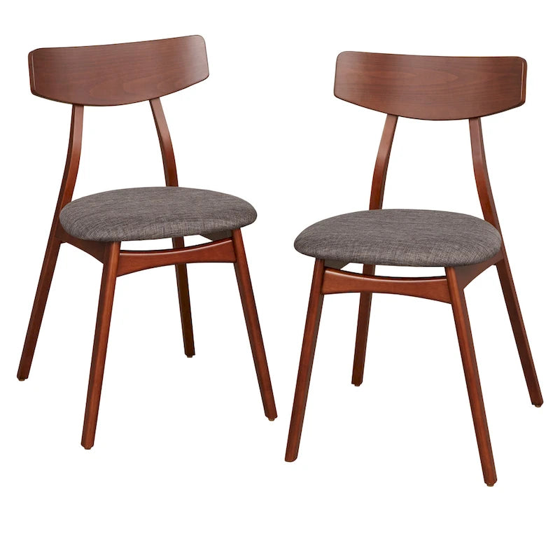 Chaises de salle à manger en hêtre massif (lot de 2)