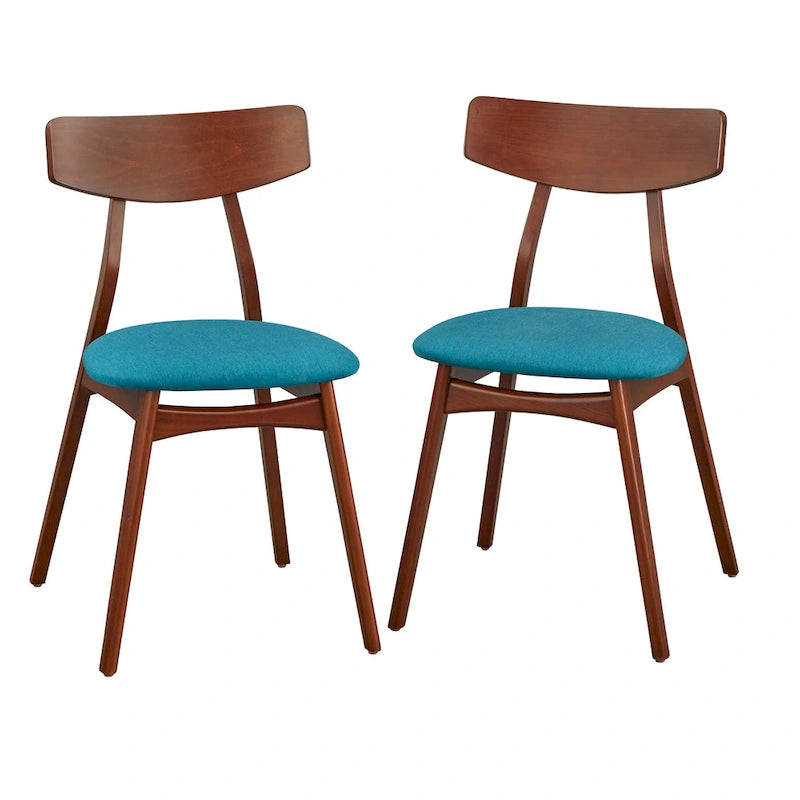 Chaises de salle à manger en hêtre massif (lot de 2)