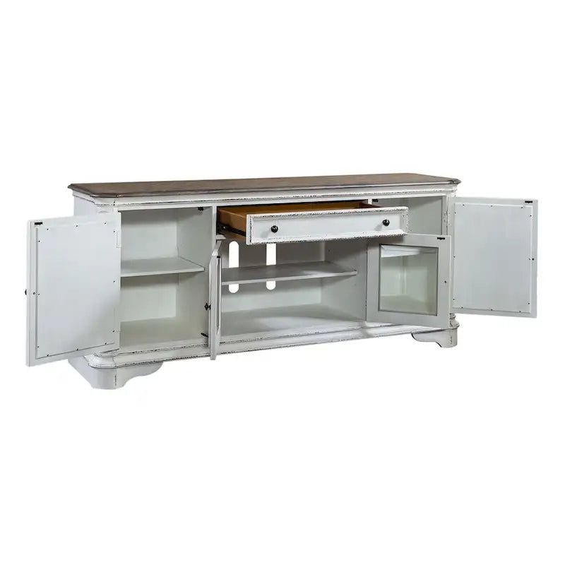 Meuble TV miroir - 2 finitions