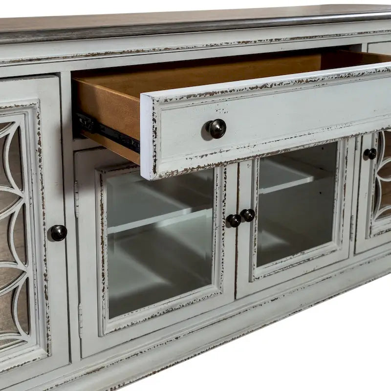 Meuble TV miroir - 2 finitions
