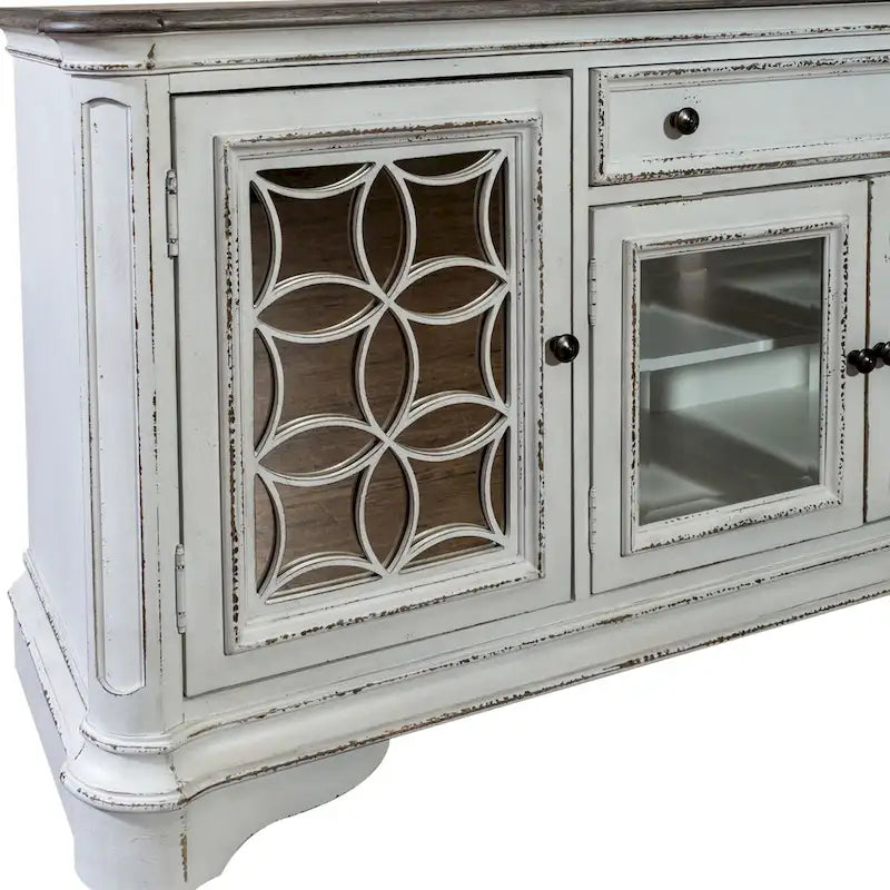Meuble TV miroir - 2 finitions