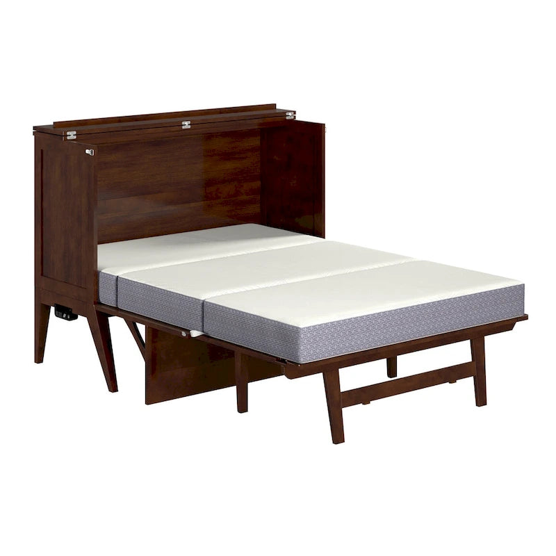 Bureau escamotable complet Northampton en noyer