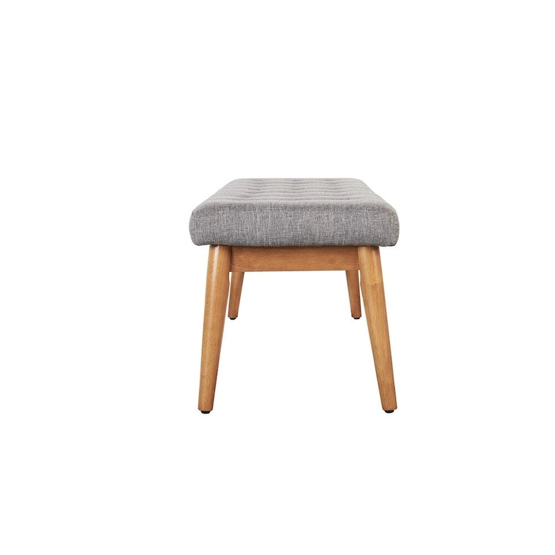 Banc rembourré Chêne Gland - 43.25 L x 16 P x 16.88 H