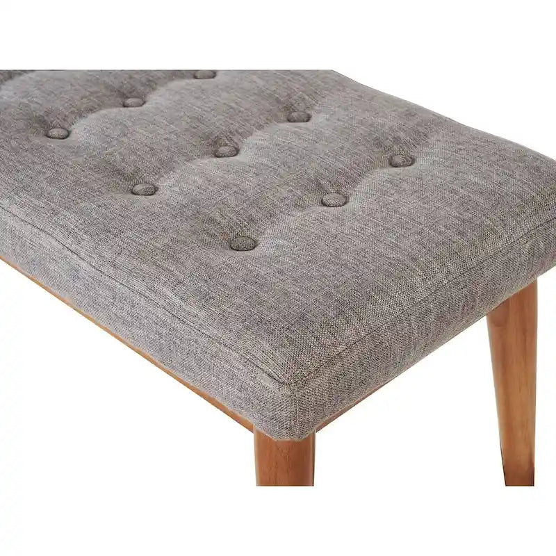 Banc rembourré Chêne Gland - 43.25 L x 16 P x 16.88 H