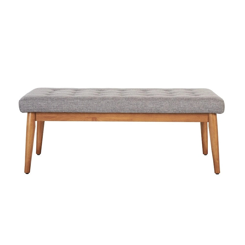 Banc rembourré Chêne Gland - 43.25 L x 16 P x 16.88 H
