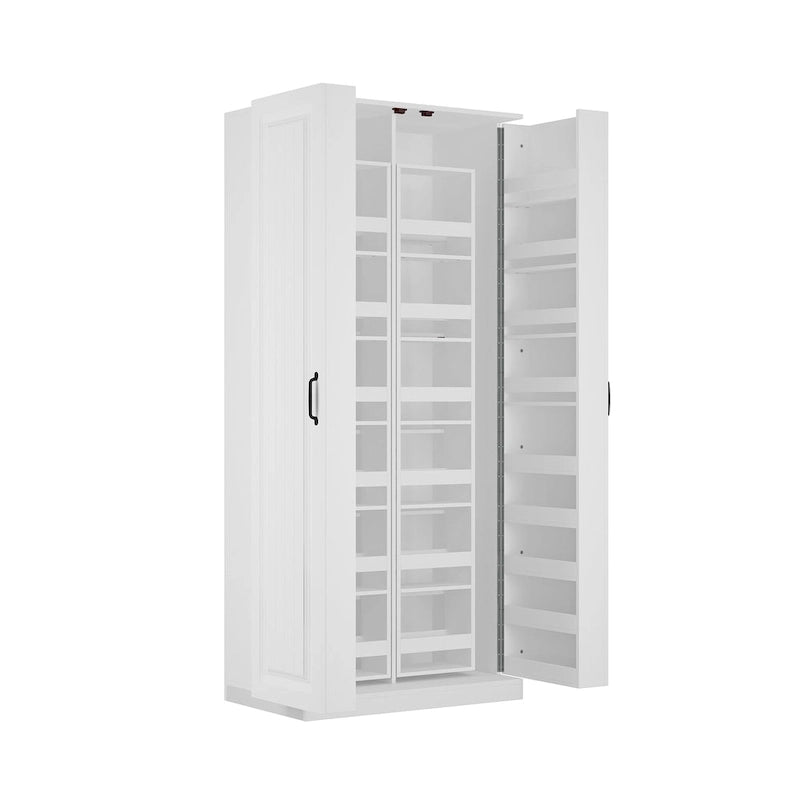 Organisateur de cuisine polyvalent : Meuble compact de 31,5 po avec rangement intelligent