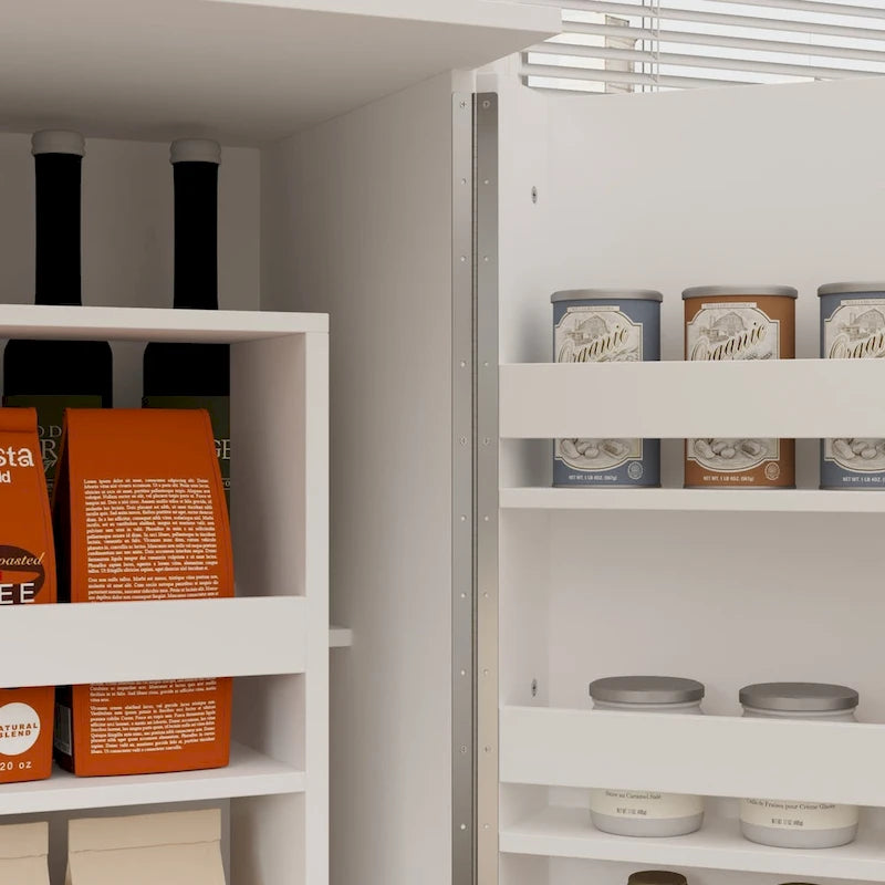 Organisateur de cuisine polyvalent : Meuble compact de 31,5 po avec rangement intelligent