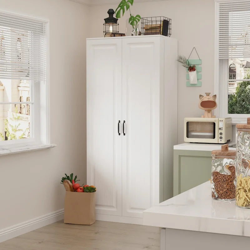 Organisateur de cuisine polyvalent : Meuble compact de 31,5 po avec rangement intelligent