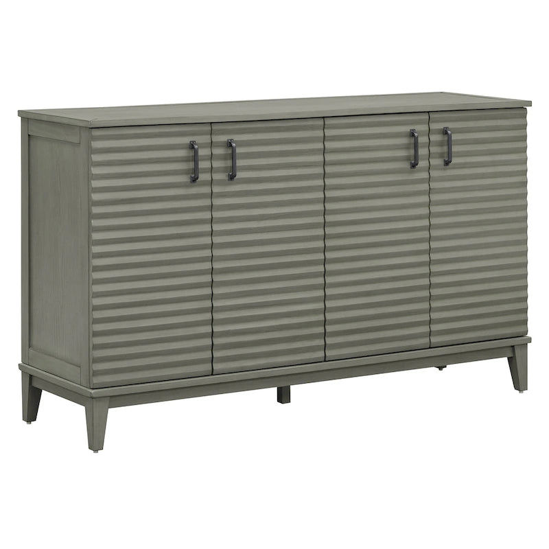 Buffet avec 4 portes grand rangement avec étagères réglables