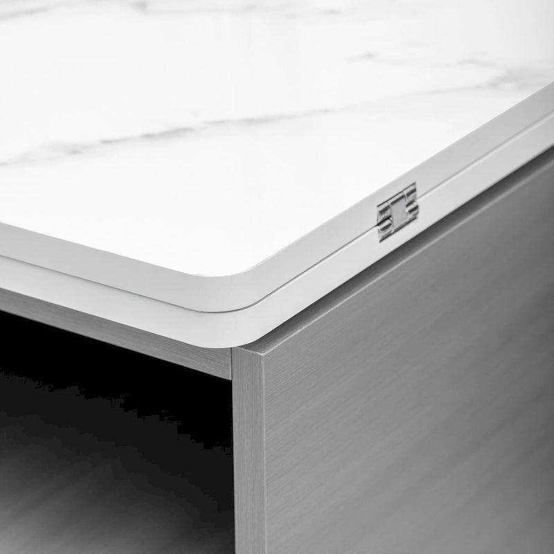 Table basse relevable multifonctionnelle avec tiroirs